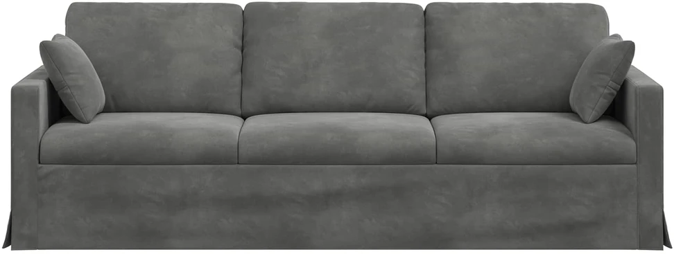 Sofa Tamsiai pilka 228 x 78 x 80 cm Aksomas