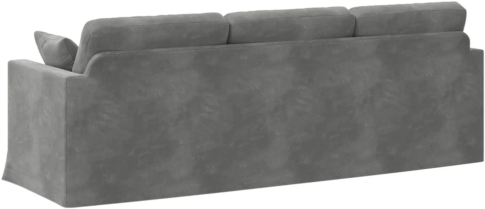 Sofa Tamsiai pilka 228 x 78 x 80 cm Aksomas