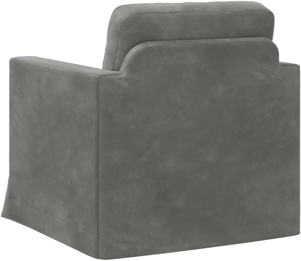 Sofa Tamsiai pilka 78 x 78 x 80 cm Aksomas