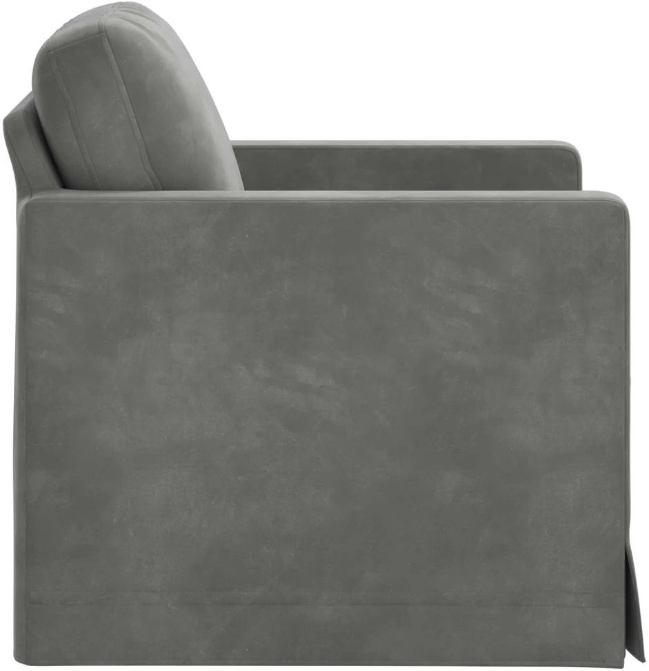 Sofa Tamsiai pilka 78 x 78 x 80 cm Aksomas