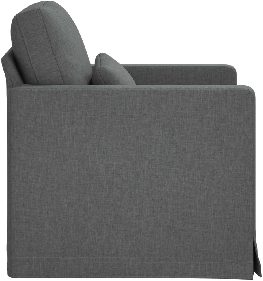 Fotelis Sofa Tamsiai pilka 78 x 78 x 80 cm Metalas