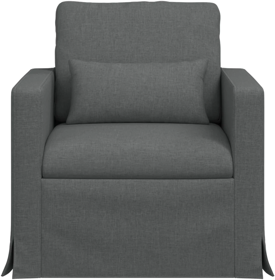 Fotelis Sofa Tamsiai pilka 78 x 78 x 80 cm Metalas