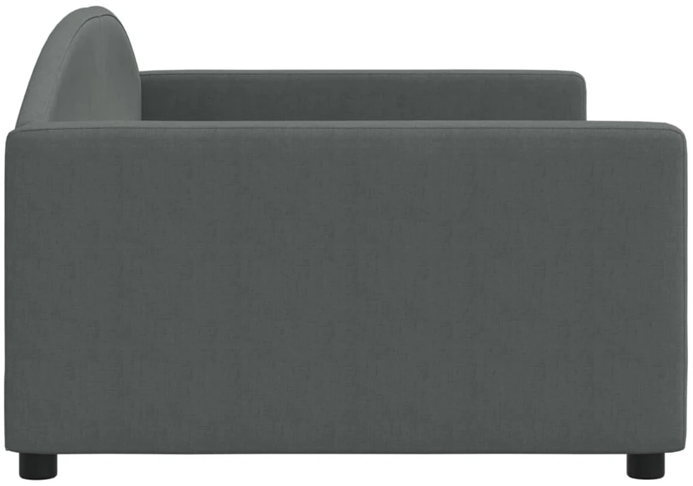 Sofa, tamsiai pilkos spalvos, 100x200cm, audinys