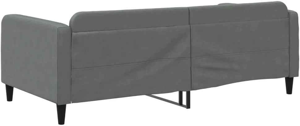Sofa, tamsiai pilkos spalvos, 100x200cm, audinys