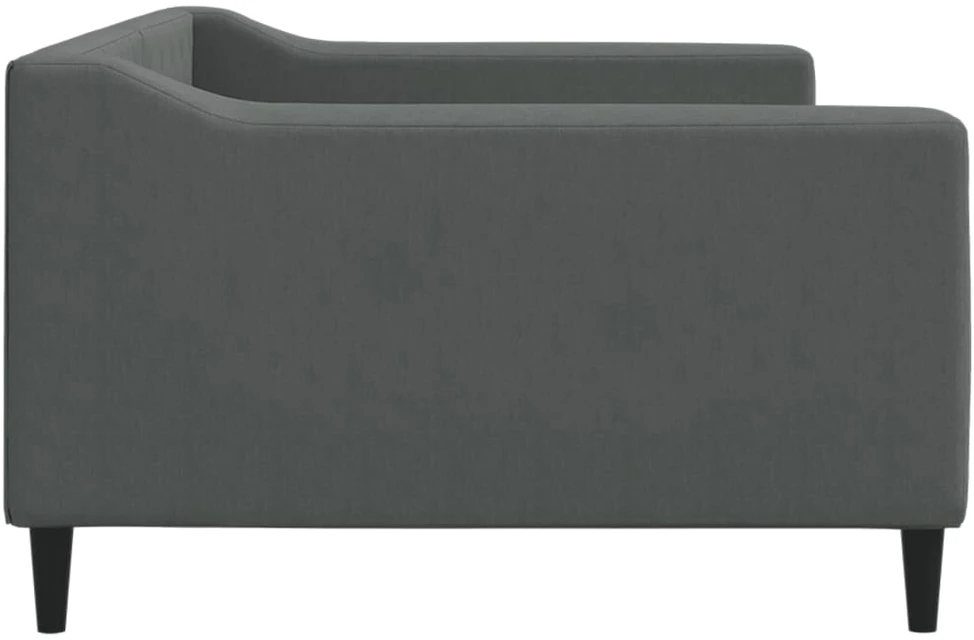 Sofa, tamsiai pilkos spalvos, 100x200cm, audinys