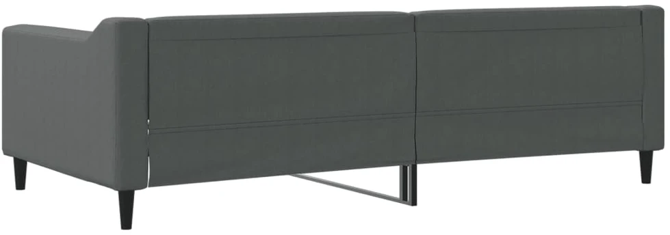 Sofa, tamsiai pilkos spalvos, 100x200cm, audinys