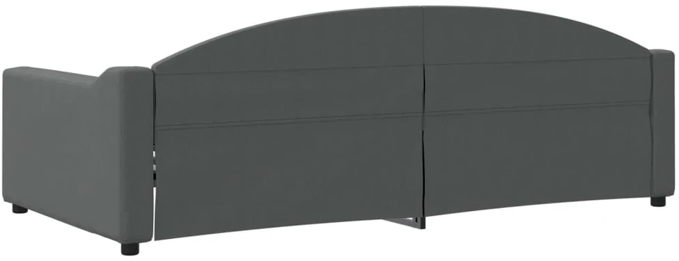 Sofa, tamsiai pilkos spalvos, 100x200cm, audinys