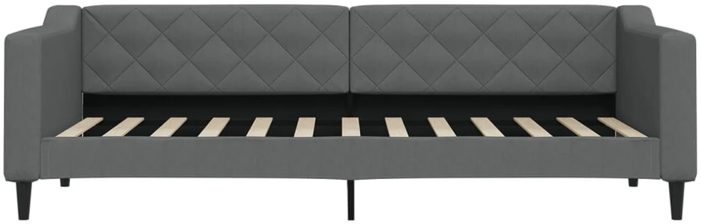 Sofa, tamsiai pilkos spalvos, 80x200cm, audinys
