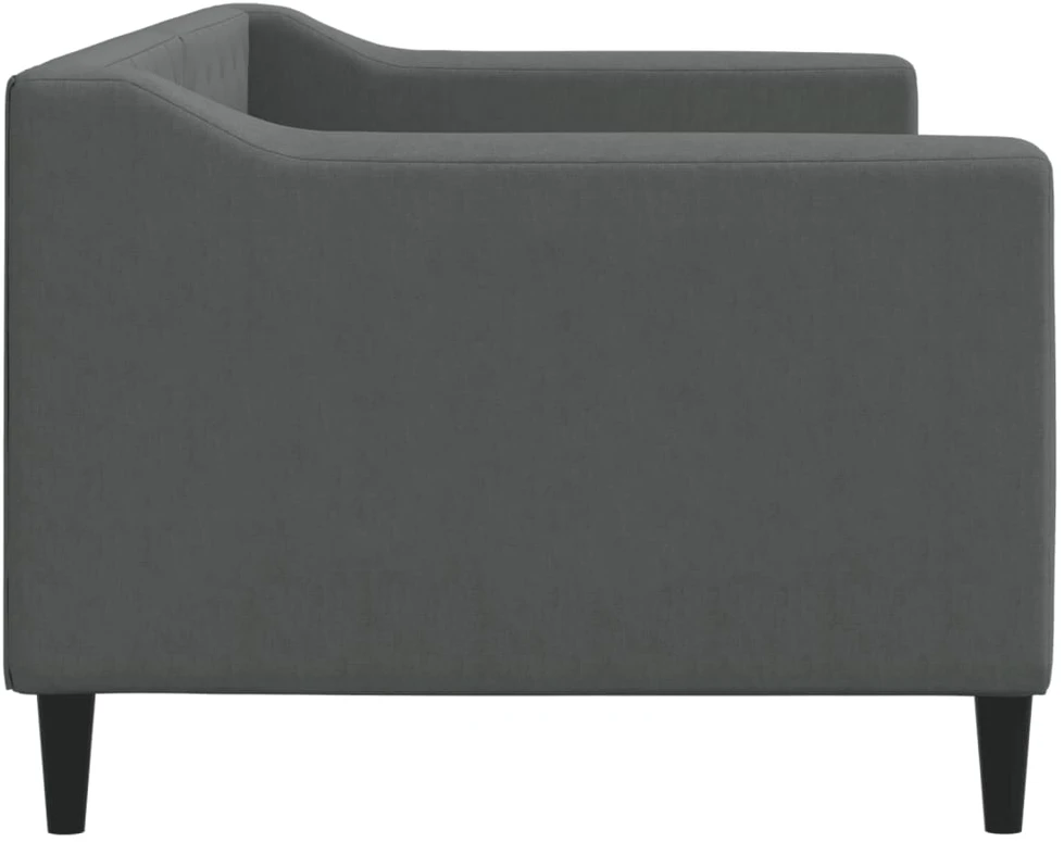 Sofa, tamsiai pilkos spalvos, 80x200cm, audinys