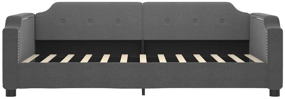 Sofa, tamsiai pilkos spalvos, 80x200cm, audinys