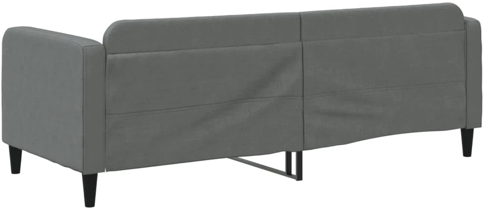 Sofa, tamsiai pilkos spalvos, 80x200cm, audinys
