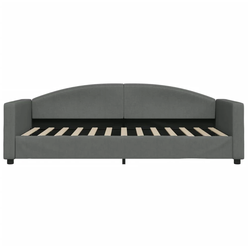 Sofa, tamsiai pilkos spalvos, 90x200cm, audinys