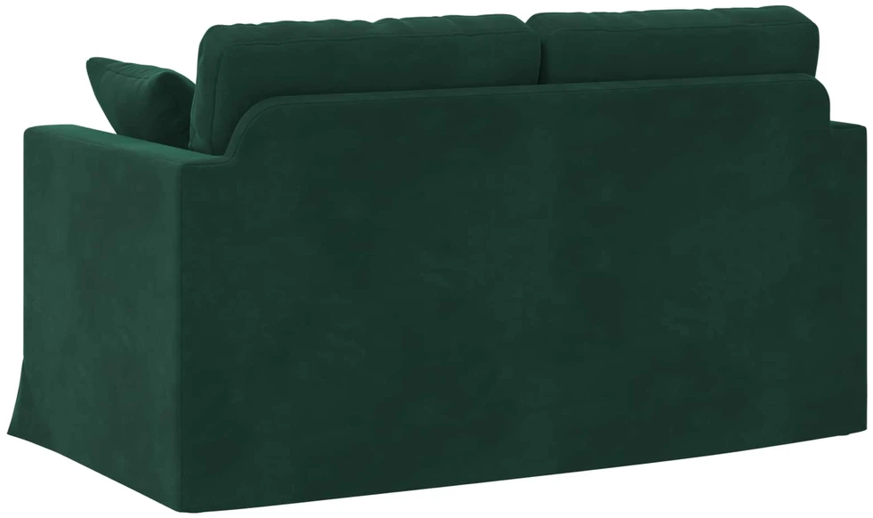 Sofa Tamsiai žalia 138 x 78 x 80 cm Aksomas