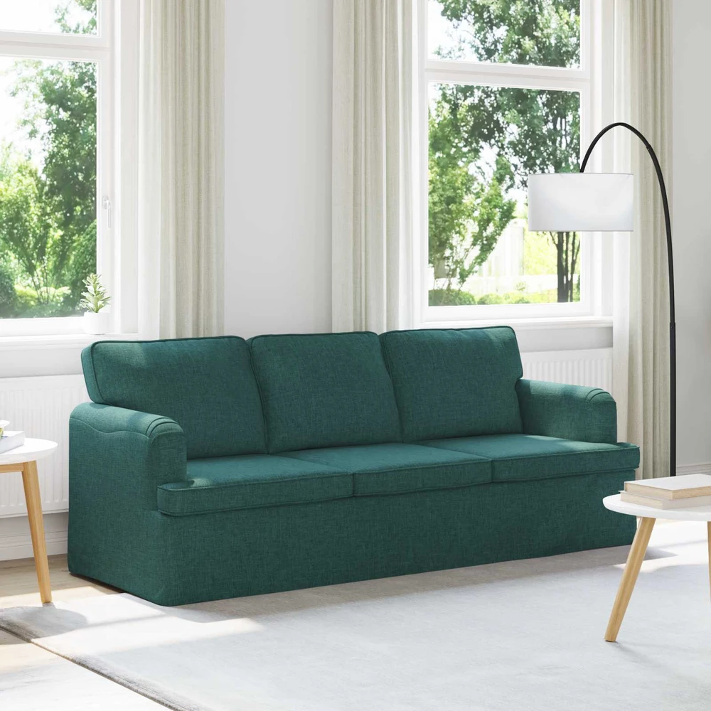 Sofa Tamsiai žalia 142 x 80 x 85 cm Metalas