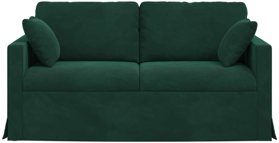 Sofa Tamsiai žalia 158 x 78 x 80 cm Aksomas