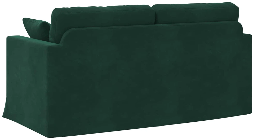 Sofa Tamsiai žalia 158 x 78 x 80 cm Aksomas