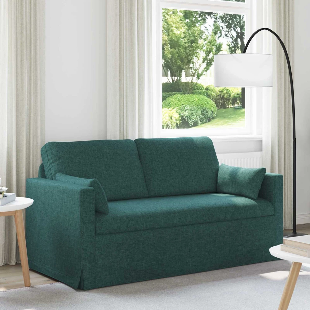 Sofa Tamsiai žalia 159 x 78 x 80 cm Metalas