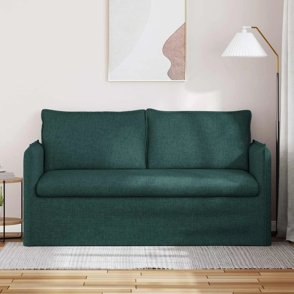 Sofa Tamsiai žalia 195 x 82 x 85 cm Metalas