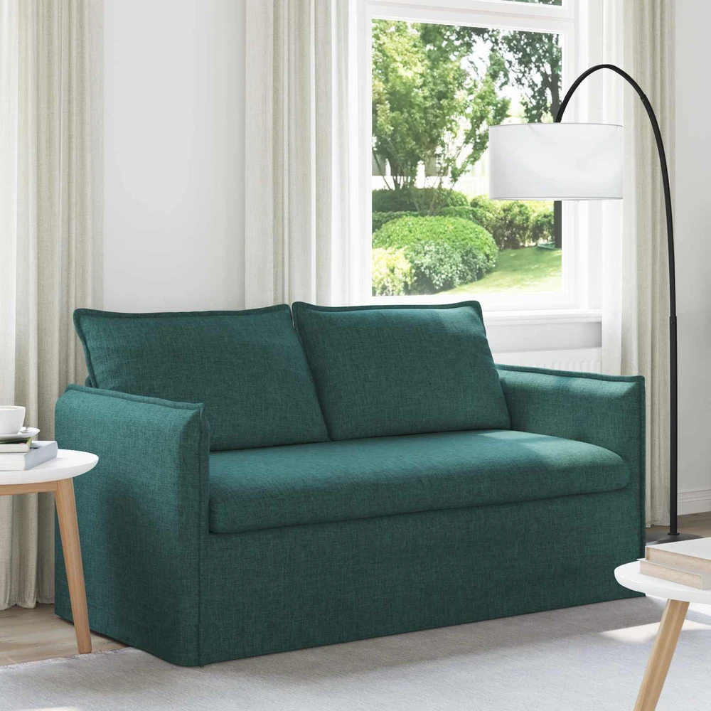 Sofa Tamsiai žalia 195 x 82 x 85 cm Metalas