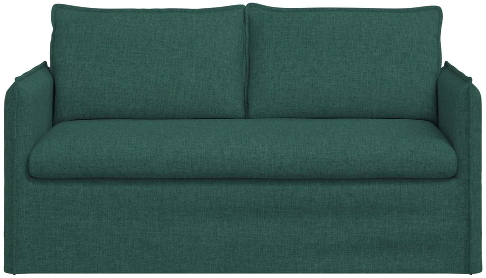 Sofa Tamsiai žalia 195 x 82 x 85 cm Metalas