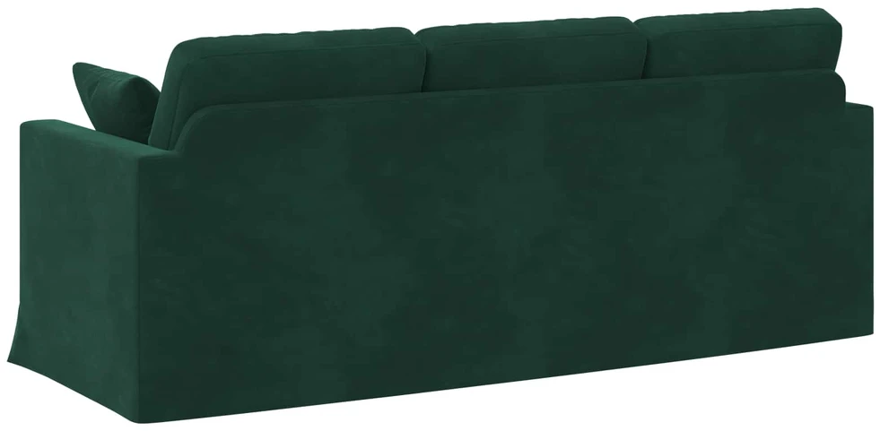 Sofa Tamsiai žalia 198 x 78 x 80 cm Aksomas