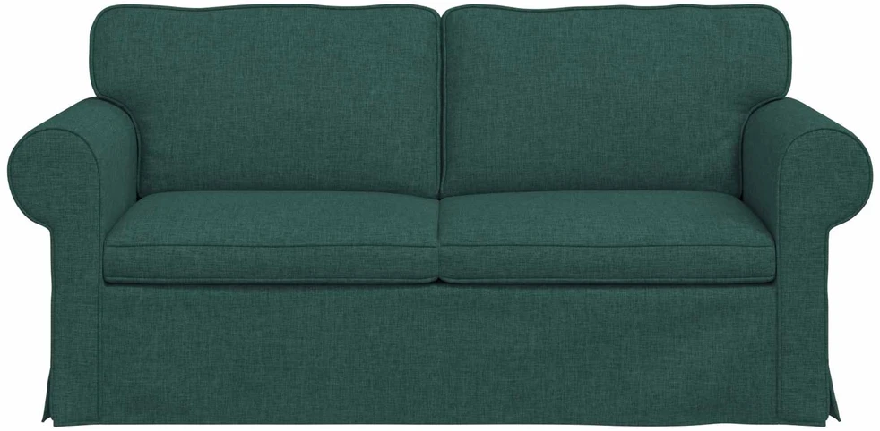 Sofa Tamsiai žalia 215 x 82 x 80 cm Metalas