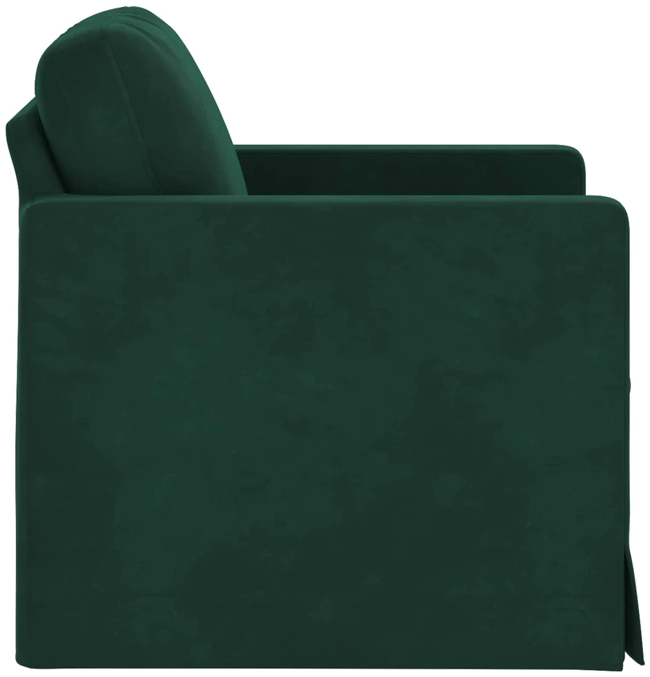 Sofa Tamsiai žalia 78 x 78 x 80 cm Aksomas