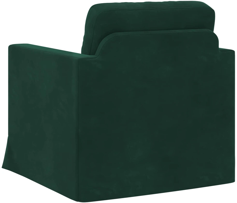 Sofa Tamsiai žalia 78 x 78 x 80 cm Aksomas