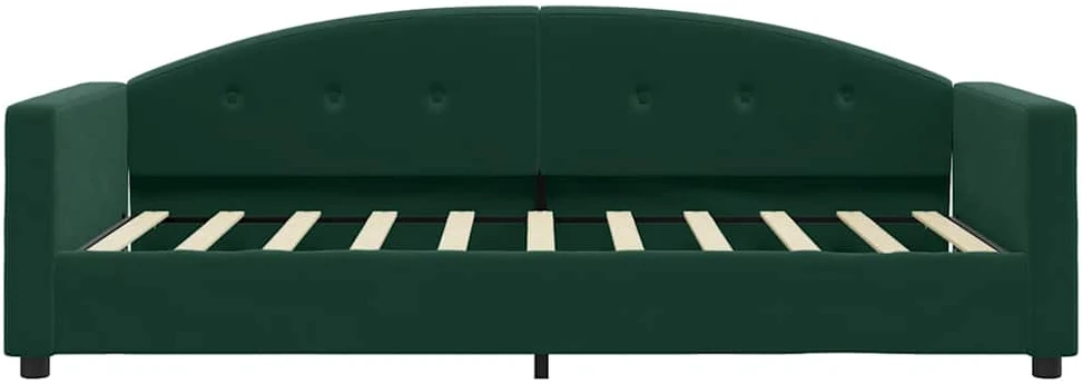 Sofa, tamsiai žalios spalvos, 80x200cm, aksomas