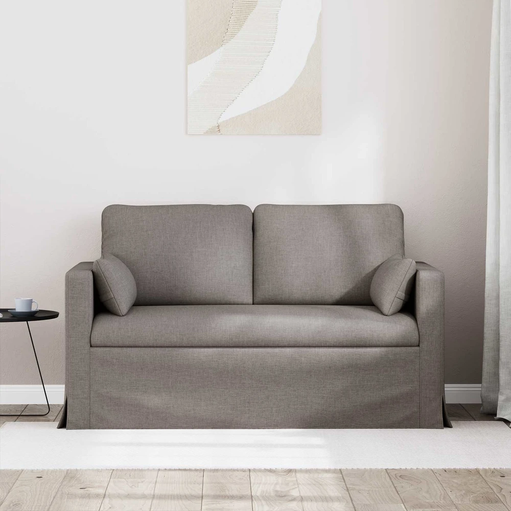 Sofa Taupe 138 x 78 x 80 cm Metalas
