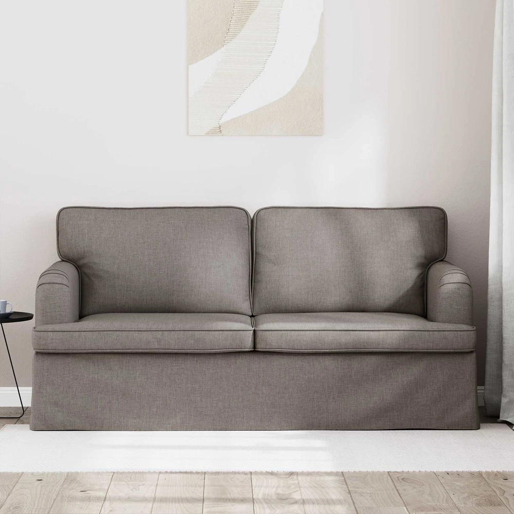 Sofa Taupe 142 x 80 x 85 cm Metalas