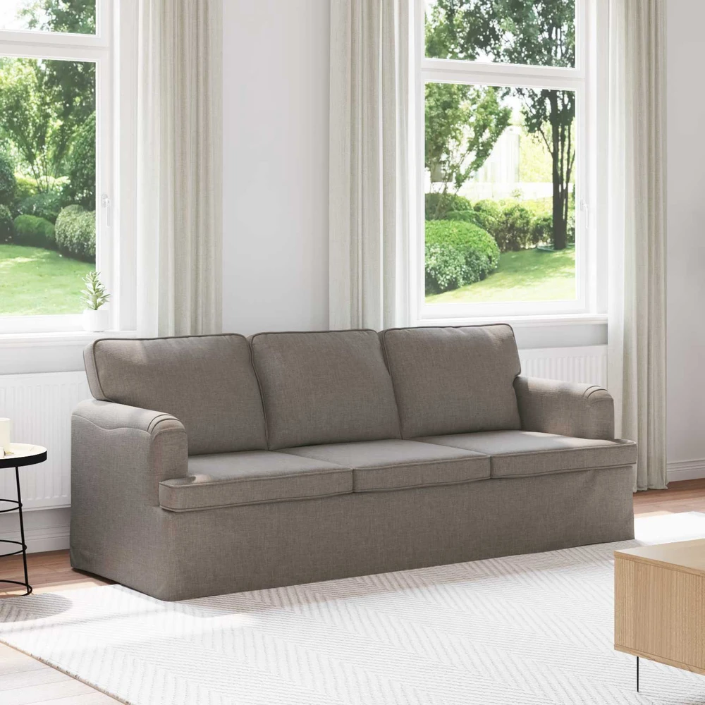 Sofa Taupe 142 x 80 x 85 cm Metalas