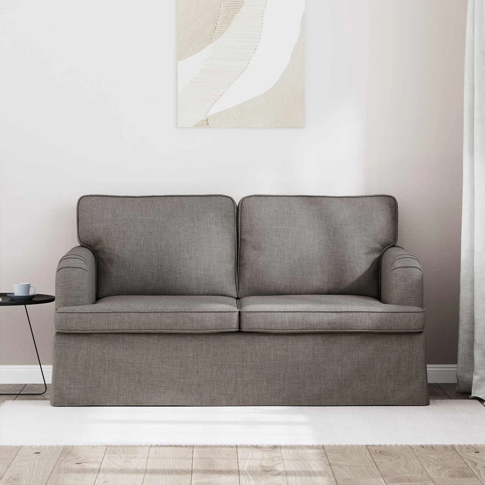 Sofa Taupe 142 x 80 x 85 cm Metalas