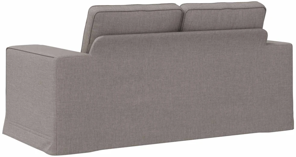 Sofa Taupe 142 x 80 x 85 cm Metalas