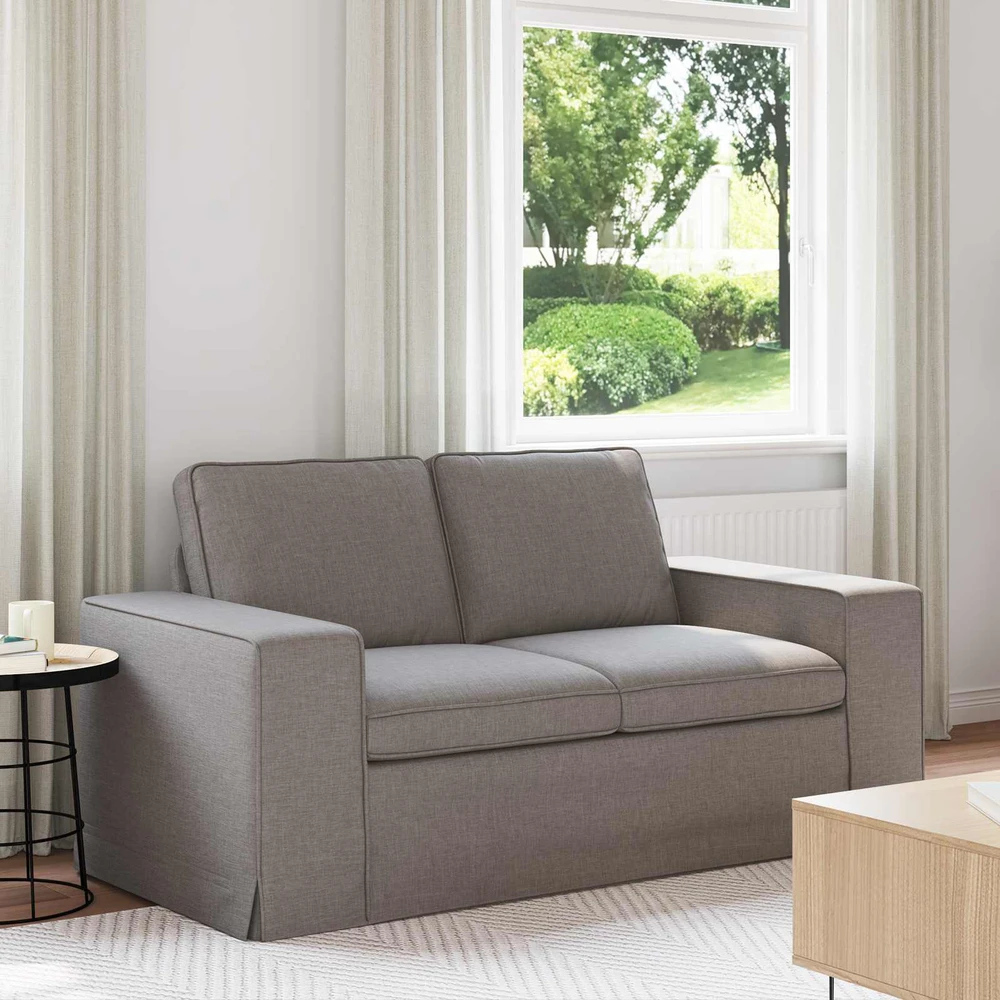 Sofa Taupe 162 x 80 x 82 cm Metalas
