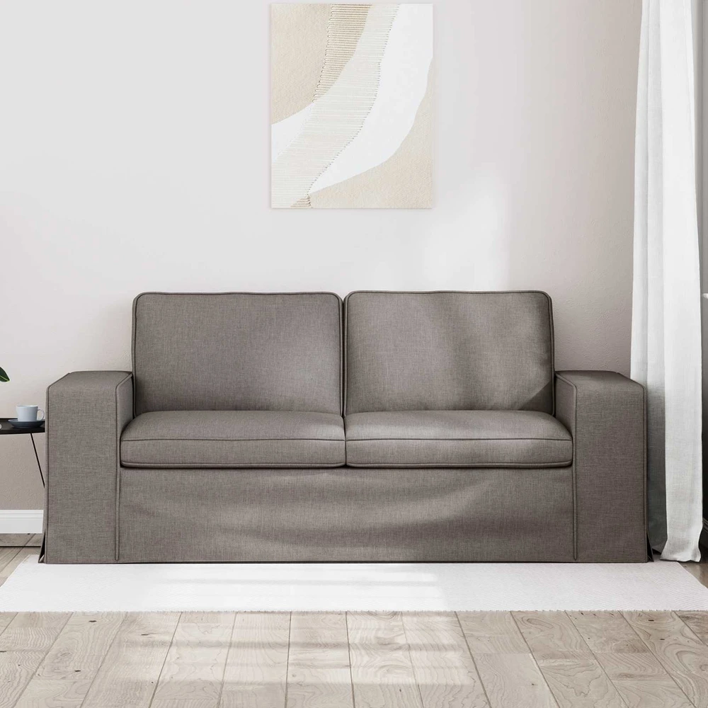 Sofa Taupe 182 x 80 x 82 cm Metalas