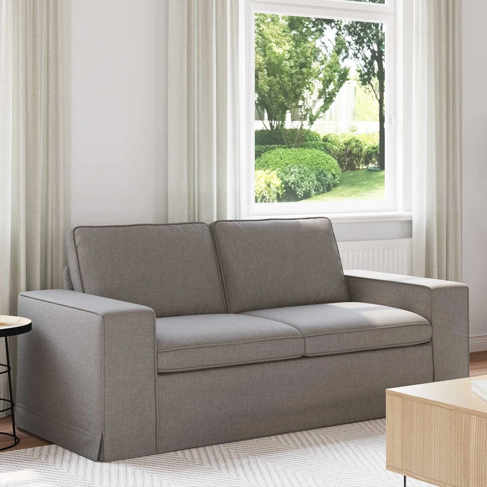 Sofa Taupe 182 x 80 x 82 cm Metalas