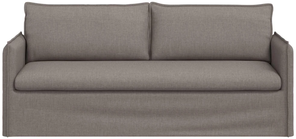 Sofa Taupe 195 x 82 x 85 cm Metalas