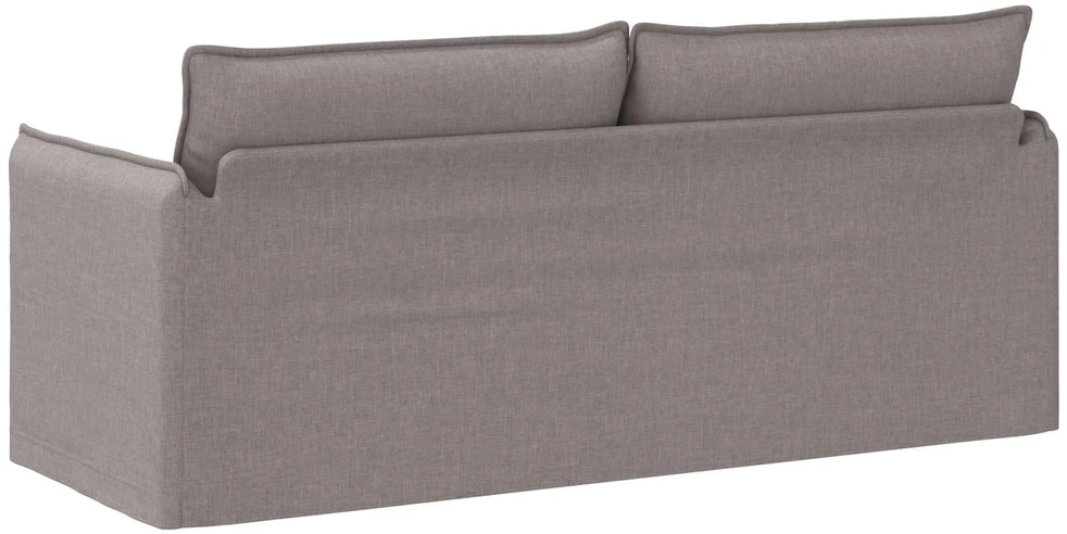 Sofa Taupe 195 x 82 x 85 cm Metalas