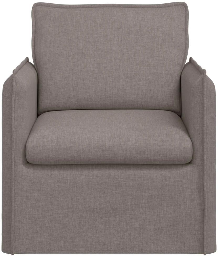Sofa Taupe 195 x 82 x 85 cm Metalas