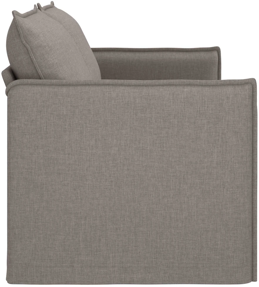 Sofa Taupe 195 x 82 x 85 cm Metalas