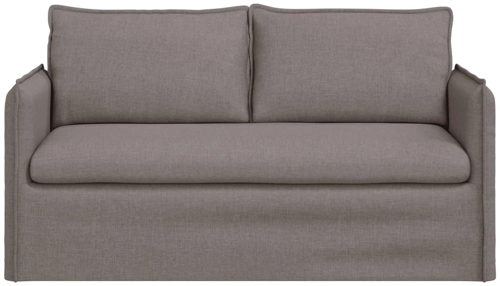 Sofa Taupe 195 x 82 x 85 cm Metalas