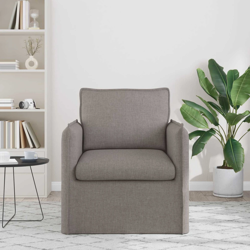 Sofa Taupe 195 x 82 x 85 cm Metalas