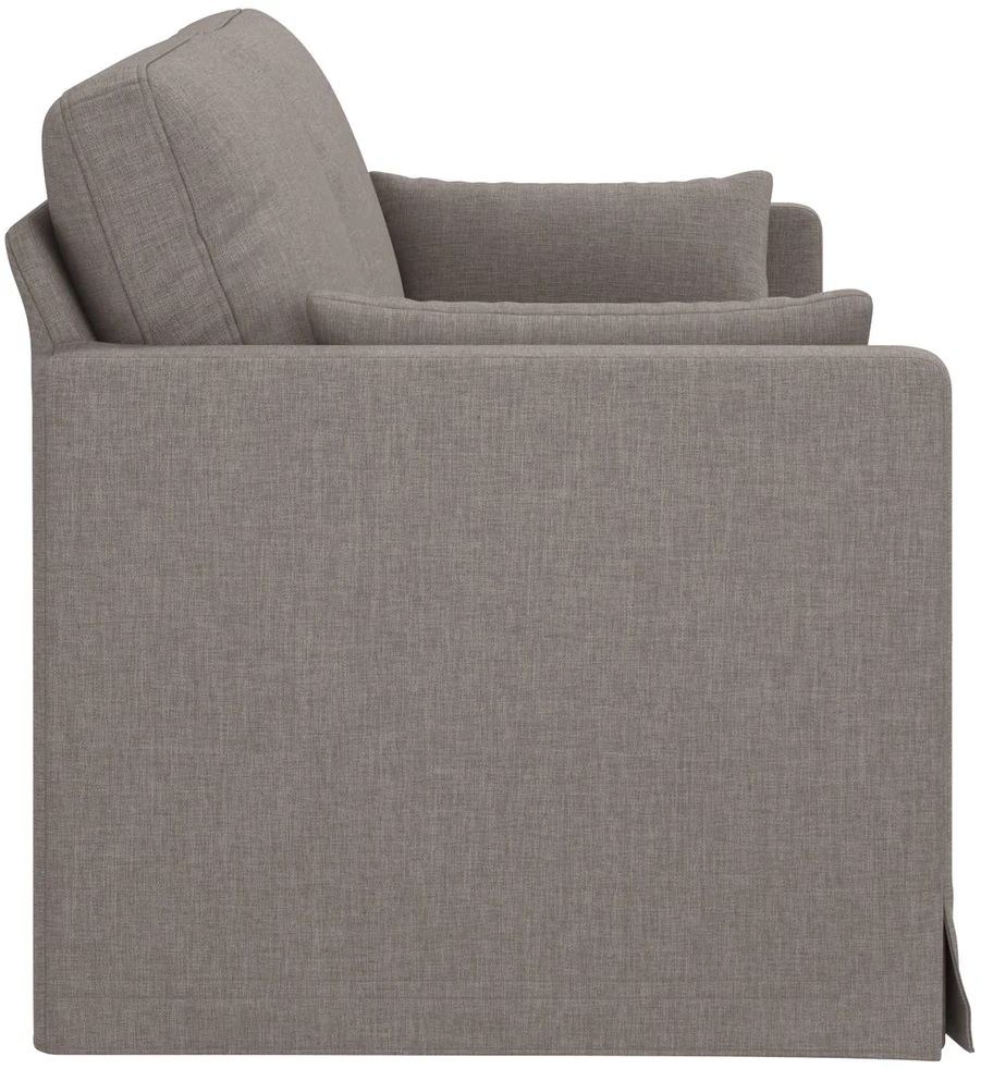 Sofa Taupe 198 x 78 x 80 cm Metalas