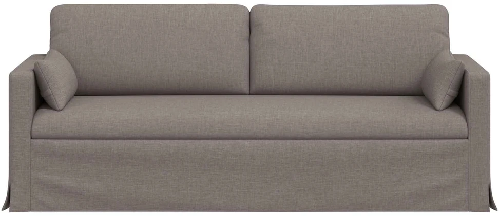 Sofa Taupe 198 x 78 x 80 cm Metalas