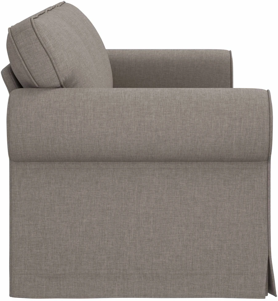 Sofa Taupe 215 x 82 x 80 cm Metalas