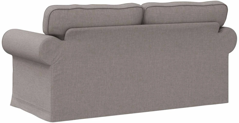 Sofa Taupe 215 x 82 x 80 cm Metalas