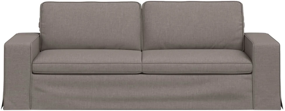 Sofa Taupe 222 x 80 x 82 cm Metalas