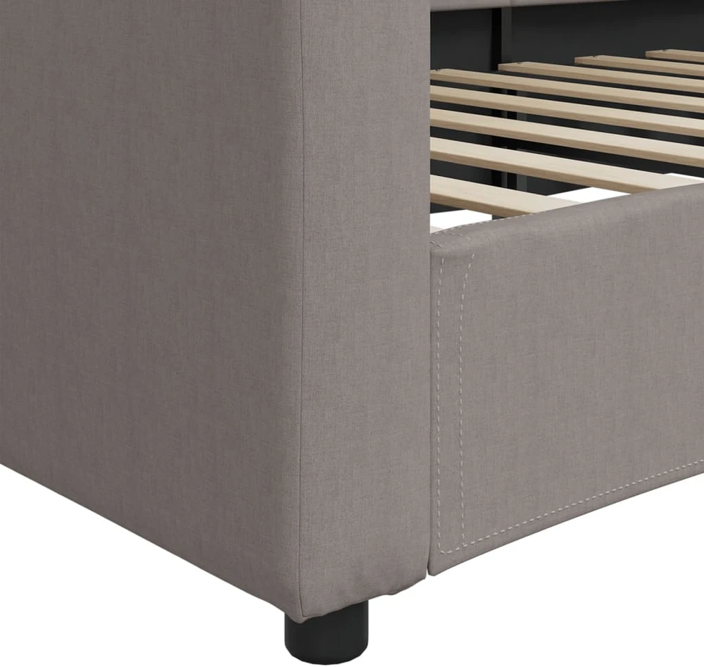 Sofa, taupe spalvos, 100x200cm, audinys