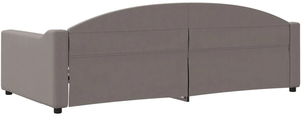 Sofa, taupe spalvos, 100x200cm, audinys